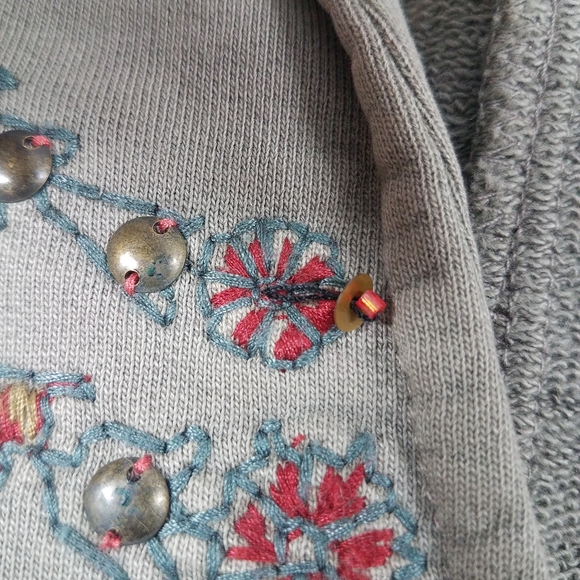 Angels Never Die Army Green Knit Embellished Sweater Dress - Picture 5 of 12